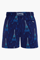 Embroidered Poulpe Eiffel Swim Shorts Embroidered Poulpe Eiffel Swim Shorts