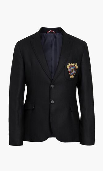 Slim Fit Wool Flannel Jacket