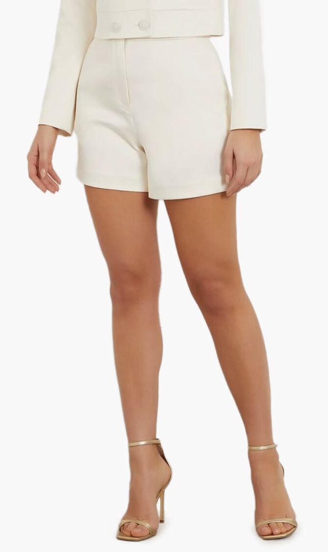 High Rise Satin Shorts
