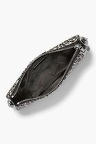 Leopard Print Chain Link Pochette