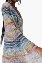 Zig Zag Long Cardigan