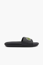 Oversized Embroidered Croc Slides