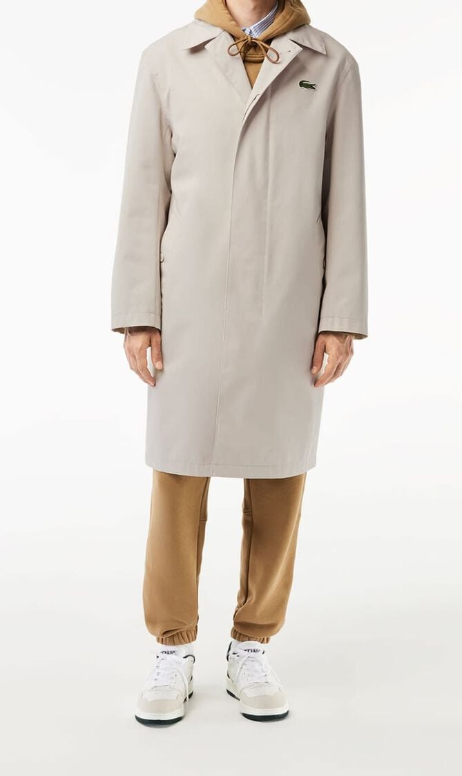 Lightweight Showerproof Cotton Twill Trench Coat