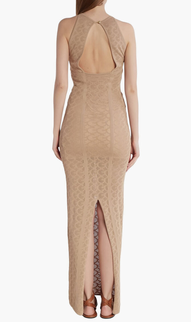 Belle Logo Sl Long Dress Swtr