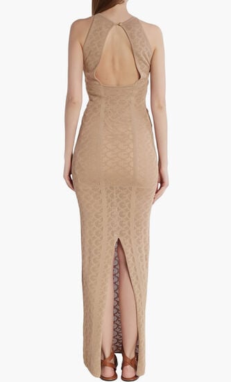 Belle Logo Sl Long Dress Swtr