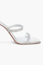 RIH SLIPPER MIRROR TANZANITE + TANZANITE CRYSTAL MESH + SHINY TANZANITE 95 MM METAL