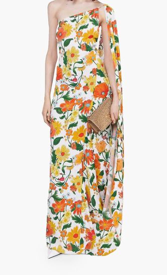 Cape Colorful Dress