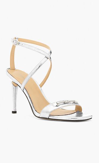Lena Metallic Leather Sandal