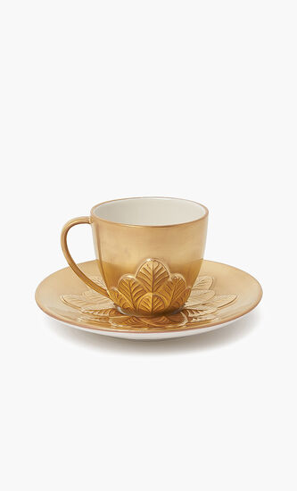 Peacock Coffee Cup and Saucer