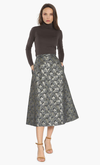 Liuto Jacquard Skirt