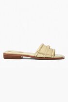 Mandy Metallic Leather Slide