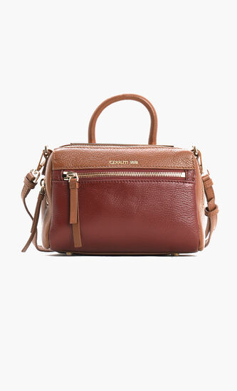 Jasmine Pebbled Leather Handbag