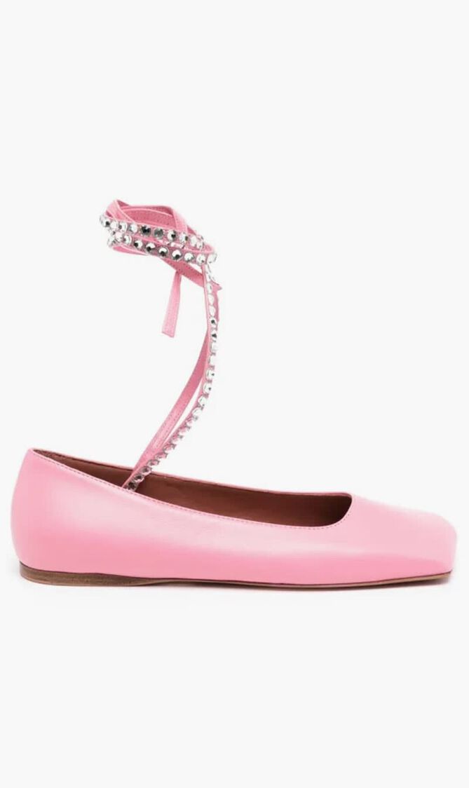 Anne Leather Ballerina Shoes