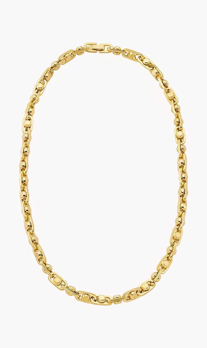 ASTOR LINK MD NECKLACE GOLD BRASS