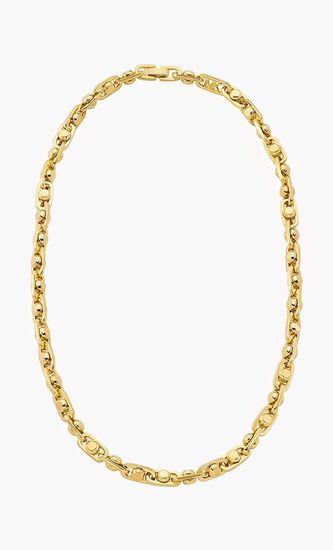 ASTOR LINK MD NECKLACE GOLD BRASS