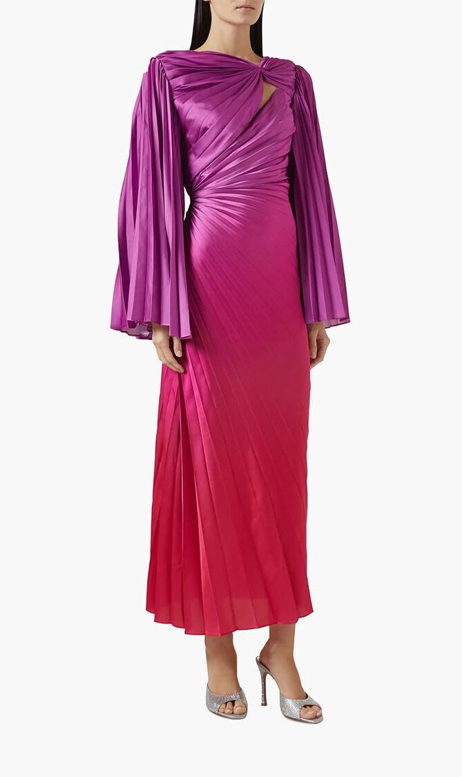 Tillington Pleated Midi Dress