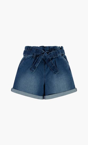 Stretch Denim Shorts