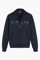 Cotton Front Zip Sweatshirt