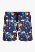 Jelly Fish Printed Shorts