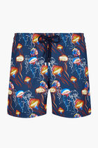 Jelly Fish Printed Shorts
