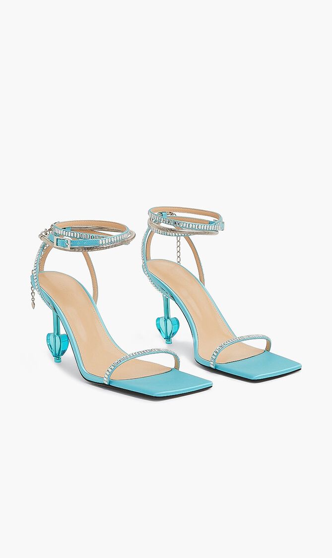 Satin Sandal Heels