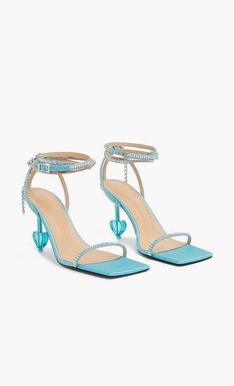 Satin Sandal Heels