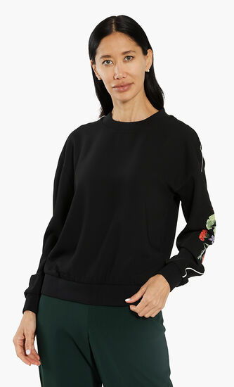 Krina Highland Embroidered Sweatshirt