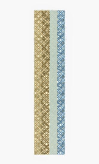 T MONOGRAM MULTI STRIPE OBLONG