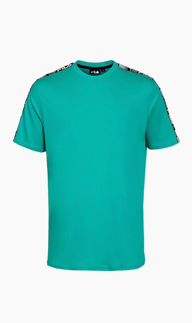 Fila logo tape t shirt cheap