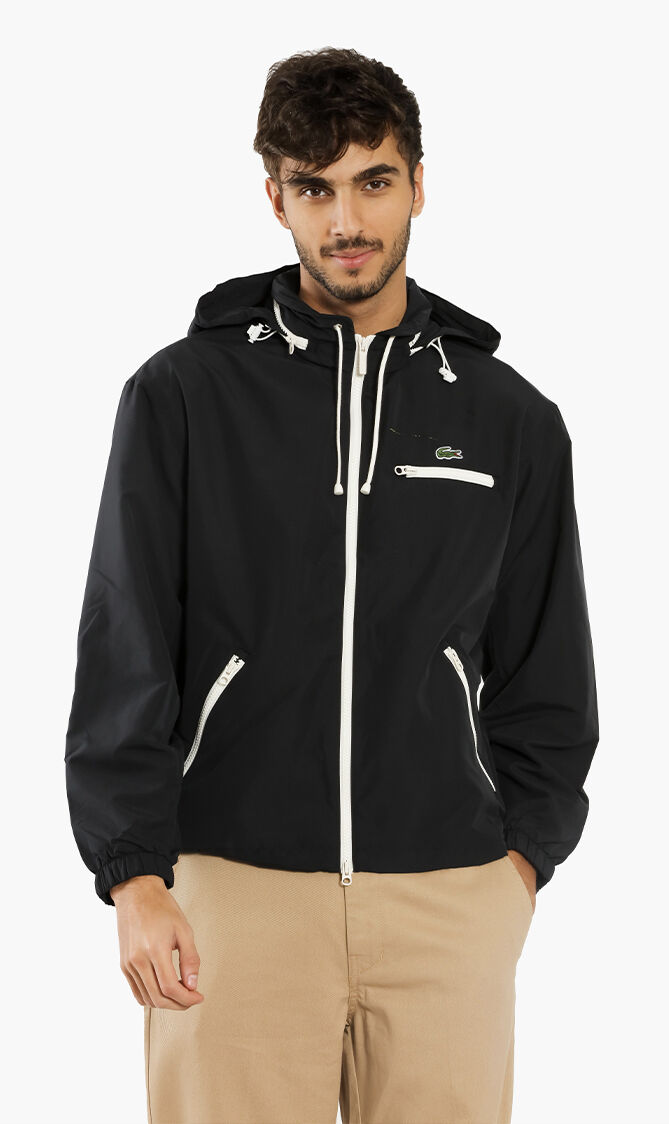Lacoste lightweight hooded 2025 jacket
