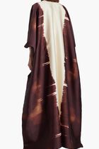 Painted Open Kimono And Dress Set