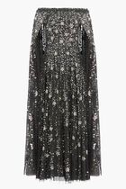 SHOOTING STARS CAPE ANKLE GOWN