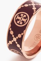 T Monogram Enamel Ring