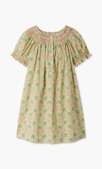 Bonpoint Jarah smocked dress made with Liberty fabrics