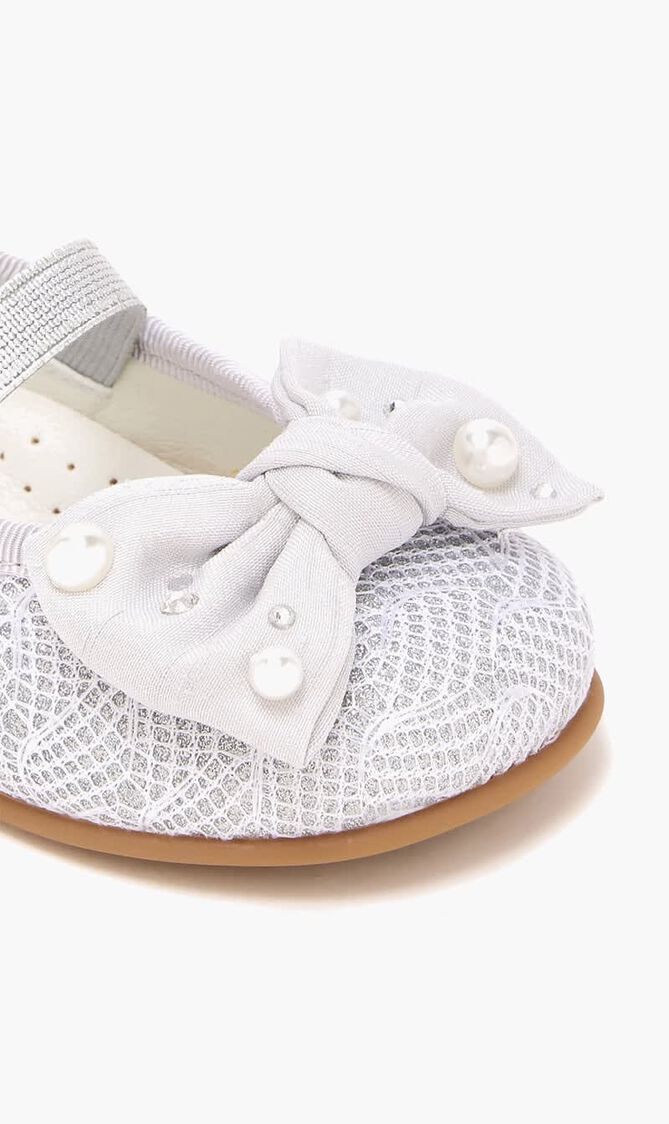 Bow Embellished Ballerinas