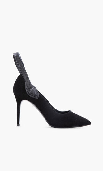 Suede Pointy Toe Pumps