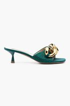 Falabella Crystal Embellished Mules