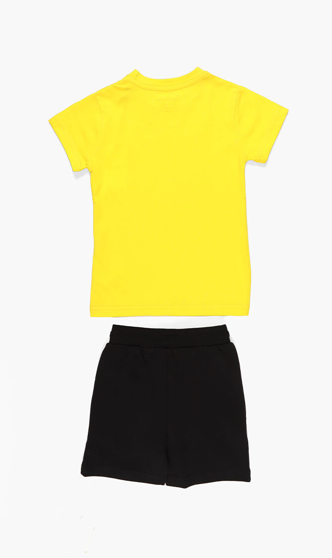 Adam Solid Jersey T-shirt and Shorts Set