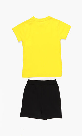 Adam Solid Jersey T-shirt and Shorts Set