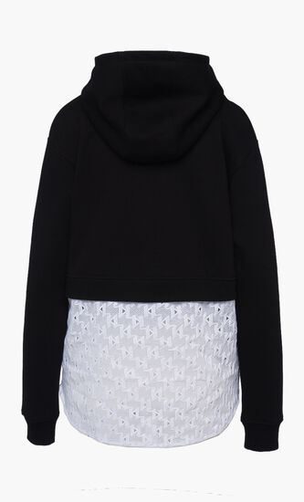 Monogram Lace Fabric Sweatshirt