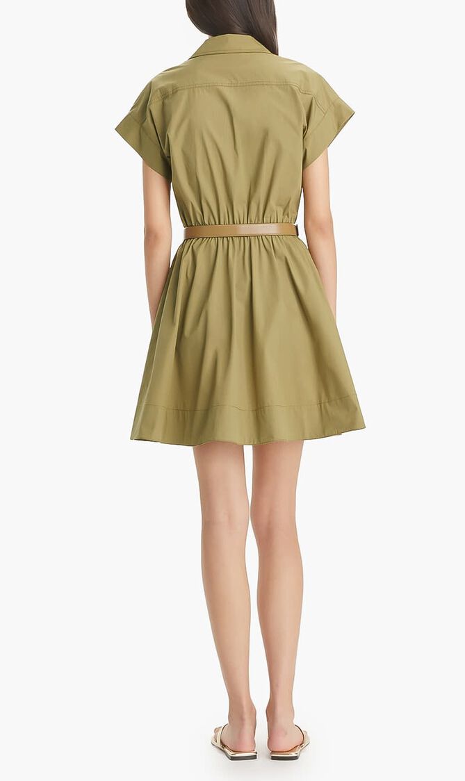 COTTON POPLIN SHIRTDRESS