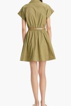 COTTON POPLIN SHIRTDRESS