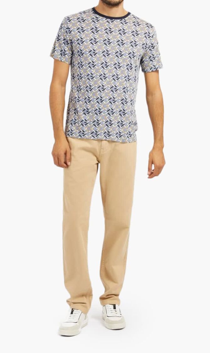 SS CN G CHAIN AOP TEE