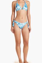 Tahiti Flowers  Halter Bikini Top