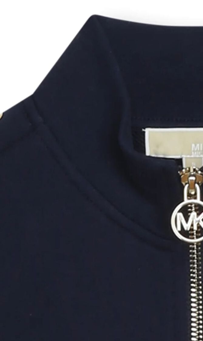 Dark Blue Fleece Cardigan