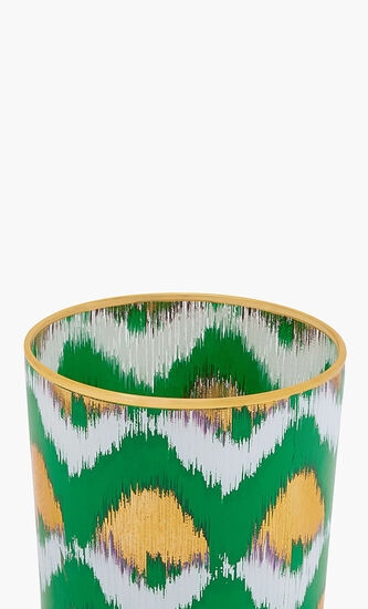 Ikat Tumbler Glass