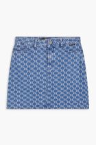 MONOGRAM JCQ DENIM SKIRT