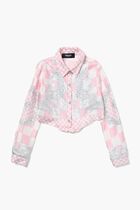 INFORMAL SHIRT CONTRAST MEDUSA SILK TWILL KIDS