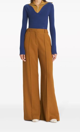 Wide Leg Wool Pant