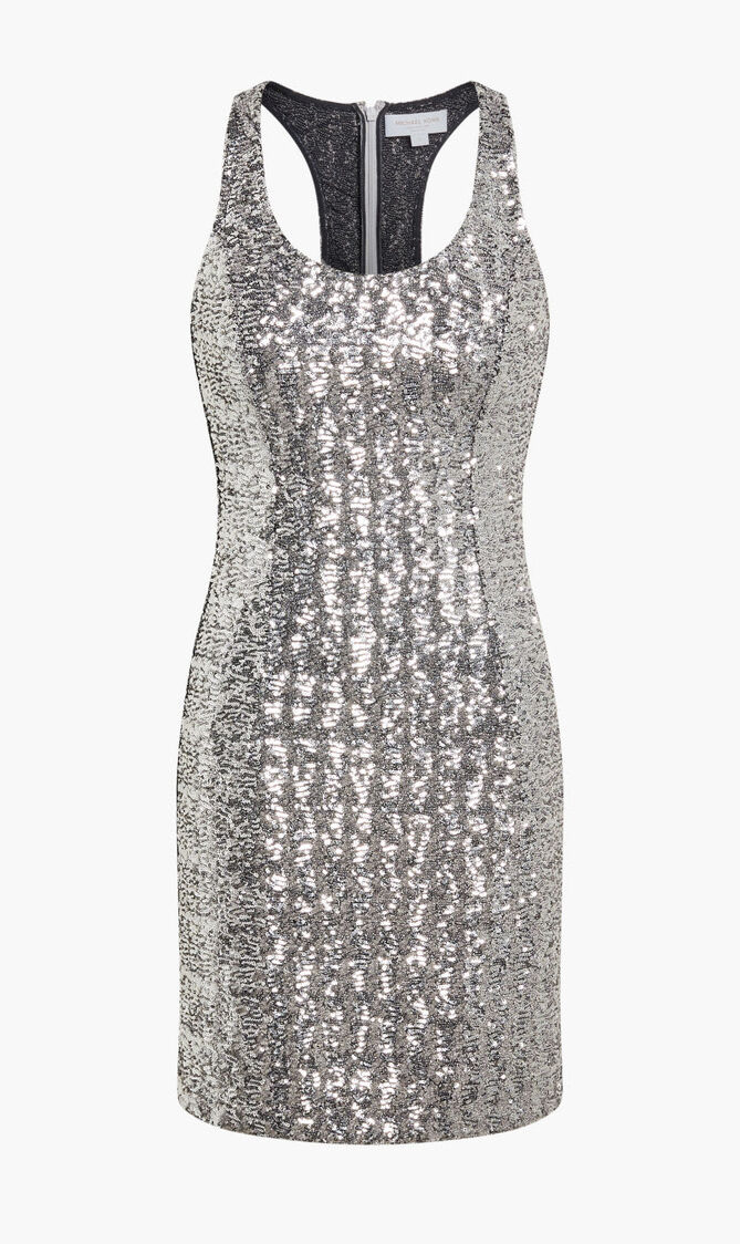 SEQUINS TANK DRESS